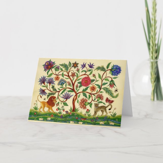 Árbol de las tarjetas en blanco del ~ de la vida (Anverso)