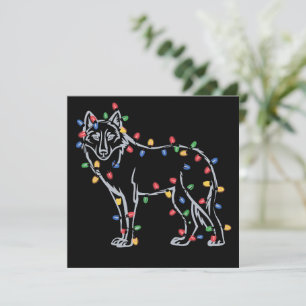 Árbol de lobo Navidad Xmas Mascota Animal Amante d