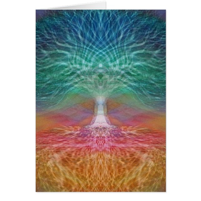 Árbol de los corazones del arco iris de la vida (Frente)