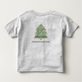 Árbol de los Últimos Nombres 2025 Pequeño Camiseta