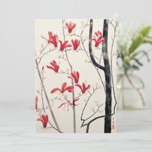 Árbol de Magnolia por Kobayashi Kokei, Naturaleza 