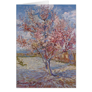 Árbol de melocotón rosado en el flor