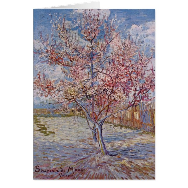 Árbol de melocotón rosado en el flor (Frente)