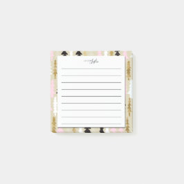 Árbol de modas A Nota Del Bloc De Notas Monograma