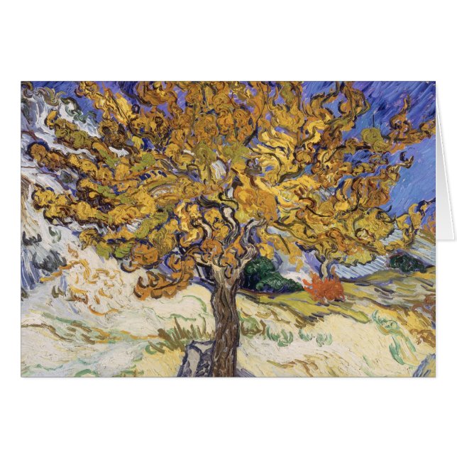Árbol de mora de Vincent van Gogh el |, 1889 (Anverso (Horizontal))
