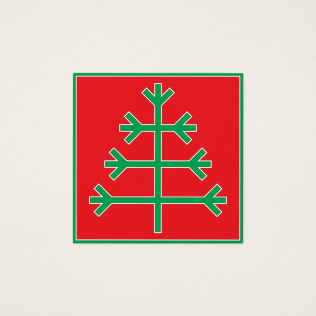 árbol de Navidad (Anverso)