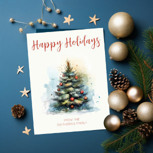 Árbol de Navidad acuarela