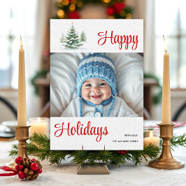 Árbol de Navidad al aire libre Feliz foto de vacac