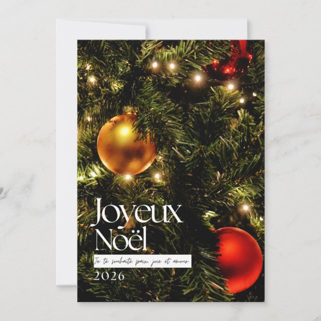 árbol de Navidad alegre (Anverso)