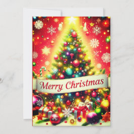 "Árbol de Navidad Alegre con Adornos Coloridos