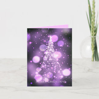 Árbol de Navidad alegre con Bokeh brillante