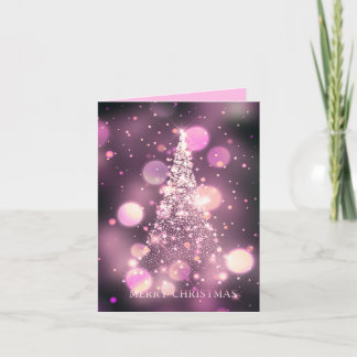 Árbol de Navidad alegre con Bokeh brillante