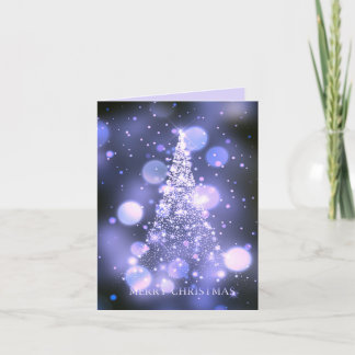 Árbol de Navidad alegre con Bokeh brillante