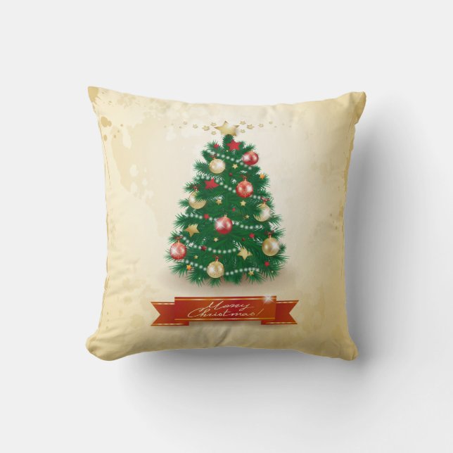 Árbol de Navidad, almohada (Anverso)