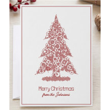 Árbol de Navidad arquitectónico geométrico moderno
