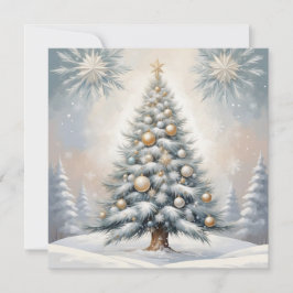 Árbol de Navidad Art Deco con adornos dorados