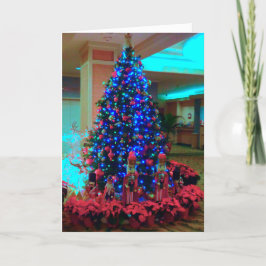 Árbol de Navidad Azul