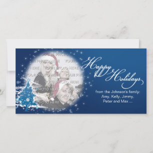 Árbol de Navidad Azul foto de vacaciones felices