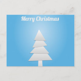 Árbol de Navidad azul y blanco