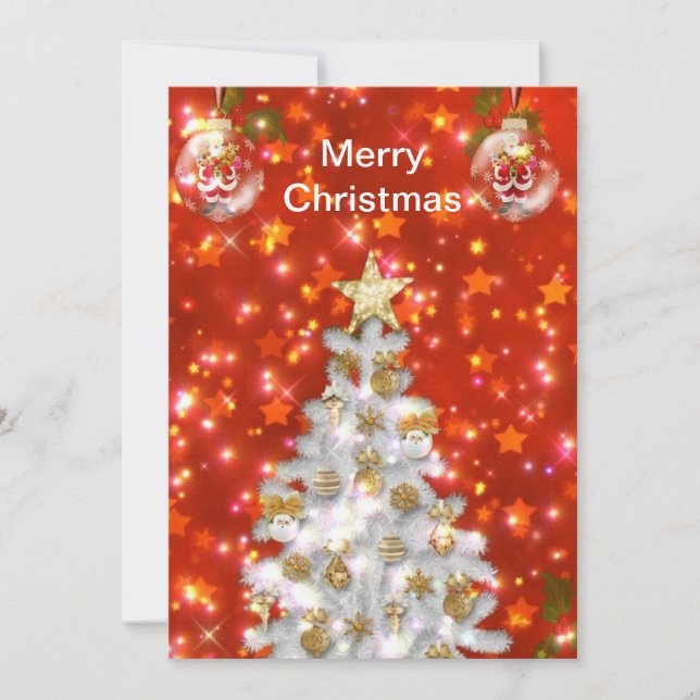 Arbol de Navidad Blanco (Anverso)