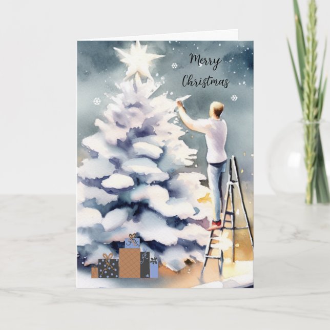 Árbol de Navidad Blanco (Anverso)