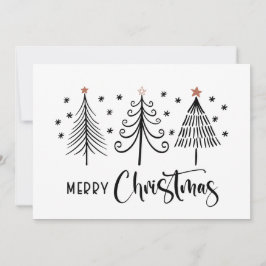 Árbol de navidad blanco negro