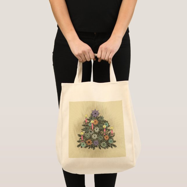 Árbol de Navidad - Bolsa de Tote, Bolsa de compras (Anverso (producto))