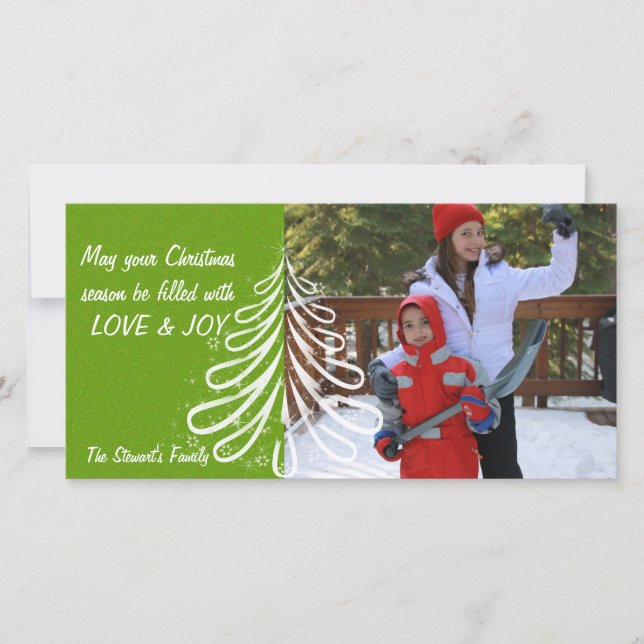 Árbol de navidad brillante (Anverso)