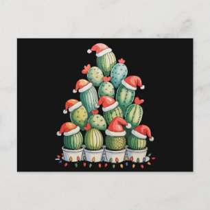 Árbol de Navidad Cactus Luces de Navidad Suculento