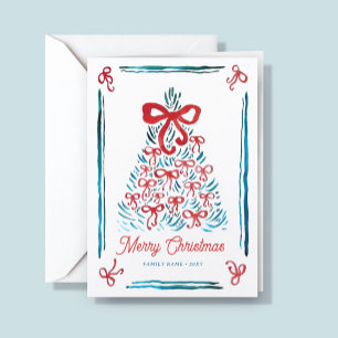 Árbol de Navidad Caprichoso y Encantador con Lazos