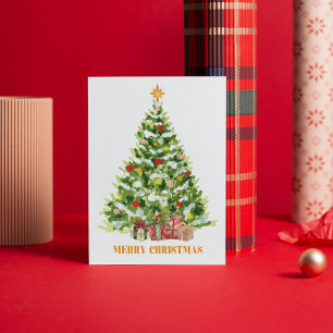 Árbol de Navidad clásico presenta navidades de col