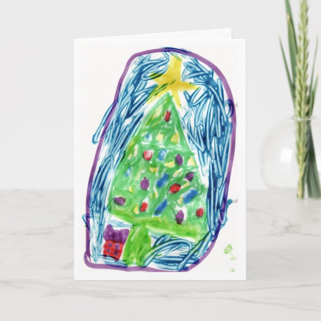 Árbol de navidad colorido (Anverso)
