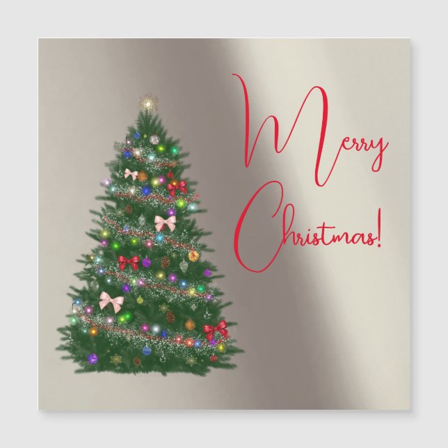 Árbol de navidad colorido (Anverso)