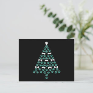 Árbol de Navidad con Huella de Perro Regalo de Nav