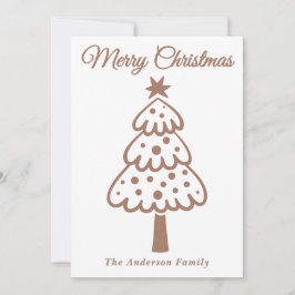 Arbol de Navidad con la mano de la mousse de Mocha