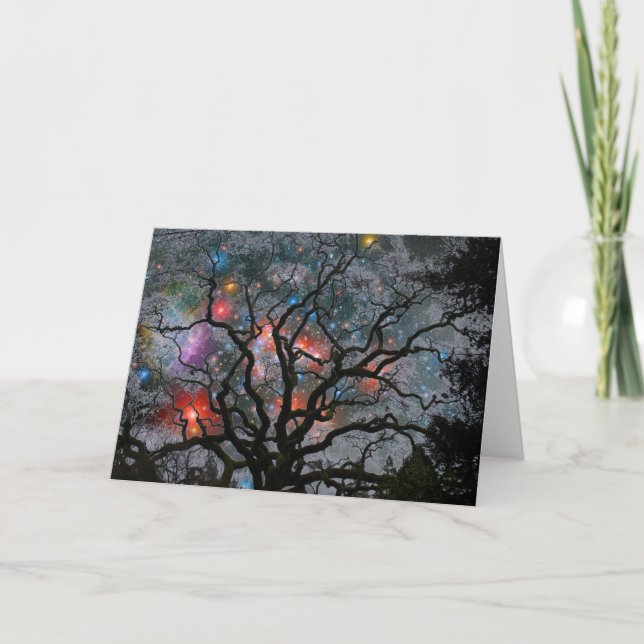 Árbol de navidad cósmico - 2 (Anverso)