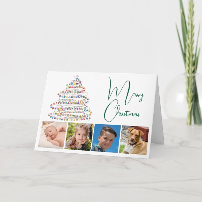 Árbol de Navidad Cuatro Foto  (Anverso)