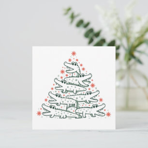 Árbol de Navidad de Aligator Cocodrilo Divertido F