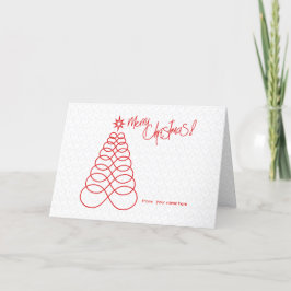 Árbol de Navidad de amor infinito - Rojo y Plata
