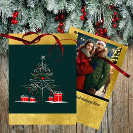 Árbol de navidad de arte abstracto moderno