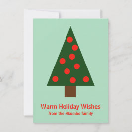 Árbol de Navidad de arte pop minimalista