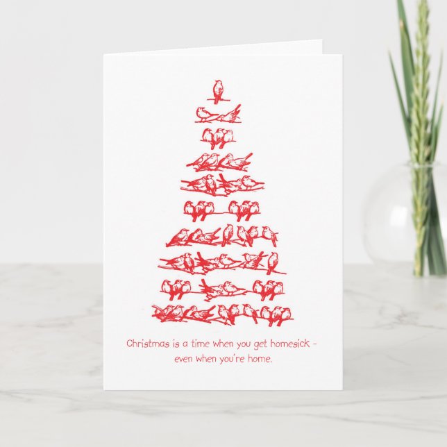 Árbol de navidad de aves (Anverso)