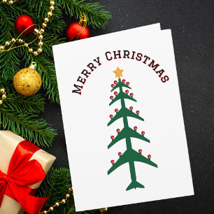 Árbol de Navidad de Avión Foto Minimalista Aviació