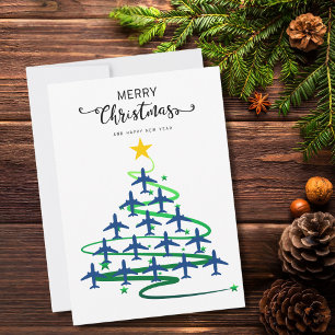 Árbol de Navidad de Aviones Foto de Familia Minima