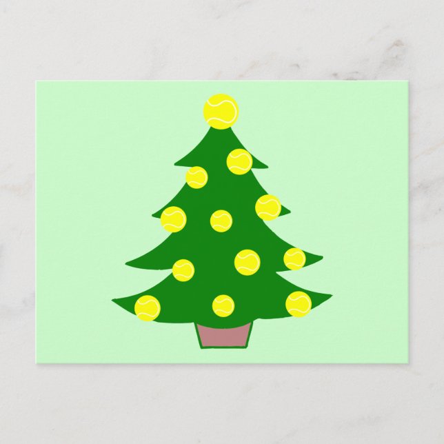 Árbol de Navidad de bolas de tenis (Anverso)