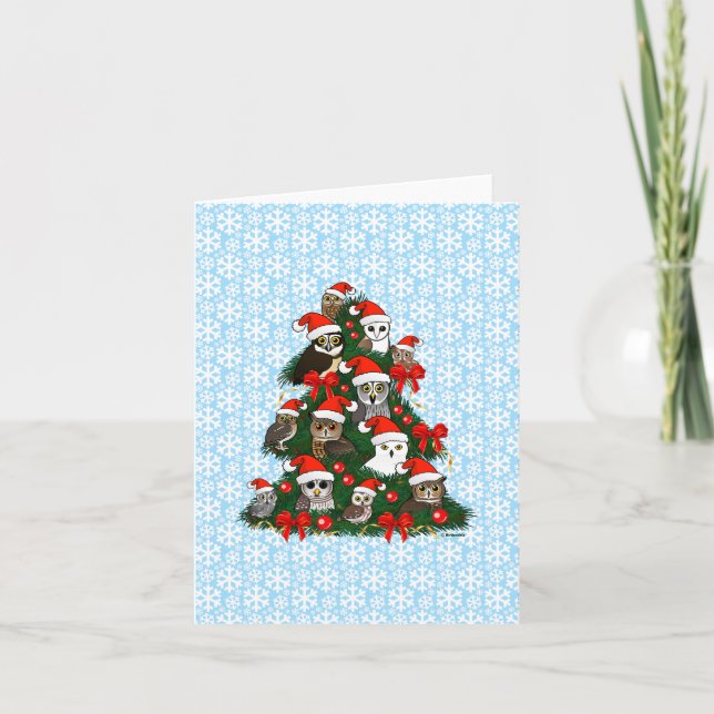 Árbol de Navidad de búhos (Anverso)