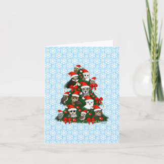 Árbol de Navidad de Búhos