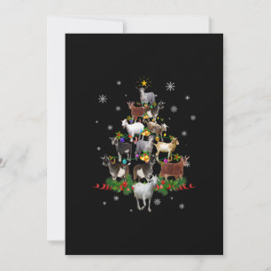 Árbol de Navidad de Cabra Nieve Cabra Navidad
