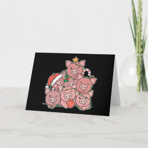 Árbol de Navidad de cerdos Divertido Animal Navida