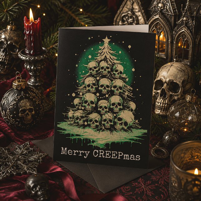 Árbol de Navidad de cráneo gótico Espeluznante Ter (Subido por el creador)